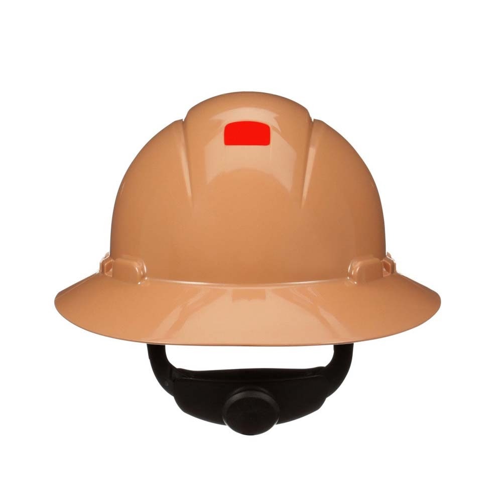 3M 7100240038 SecureFit H-811SFR-UV non-vented full brim safety helmet with Uvicator sensor and 4-point ratchet suspension (Tan)