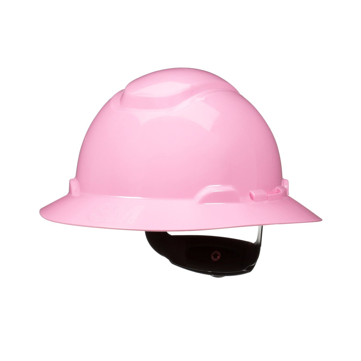 3M SecureFit Full Brim Hard Hat, Pink, Non-Vented, 4-Point Pressure Diffusion Ratchet Suspension, Uvicator (H-813SFR-UV) (7100240041) (20 Pack) - 3