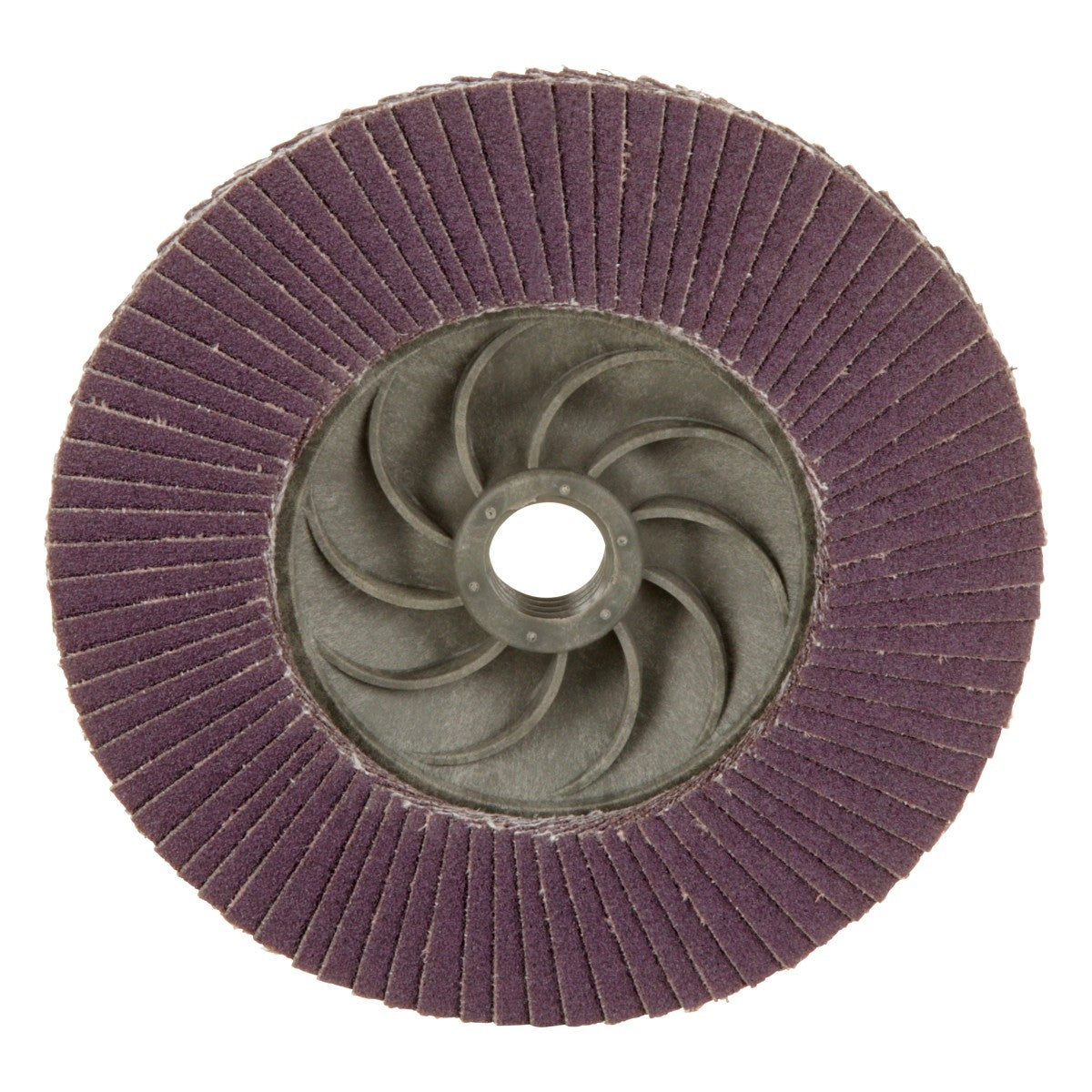 3M 769F Flap Disc, T29 Quick Change, Precision Shaped Ceramic, 120+, Purple, 4-1/2 in x 5/8 in-11 (7100242990) (10 Pack) - 5