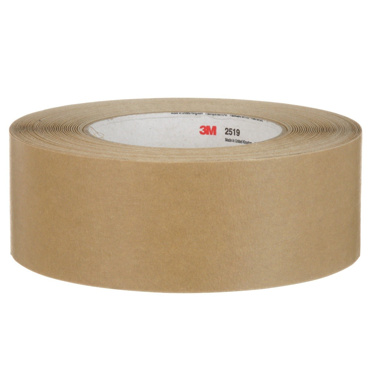 3M 2519 High Performance Flatback Tape, Tan, Kraft Paper Backing, 48 mm x 55 m (7100243535) (24 Pack) - 6