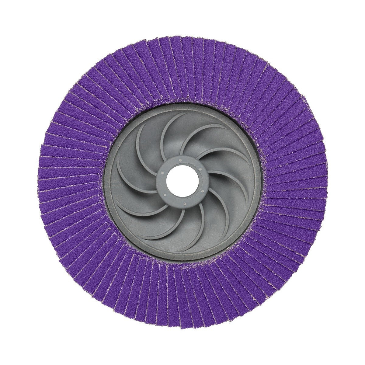 3M 769F Flap Disc, T29 Quick Change, 80+, 4-1/2 in x 5/8 in-11, Precision Shaped Ceramic, Purple (7100243873) (10 Pack) - 7