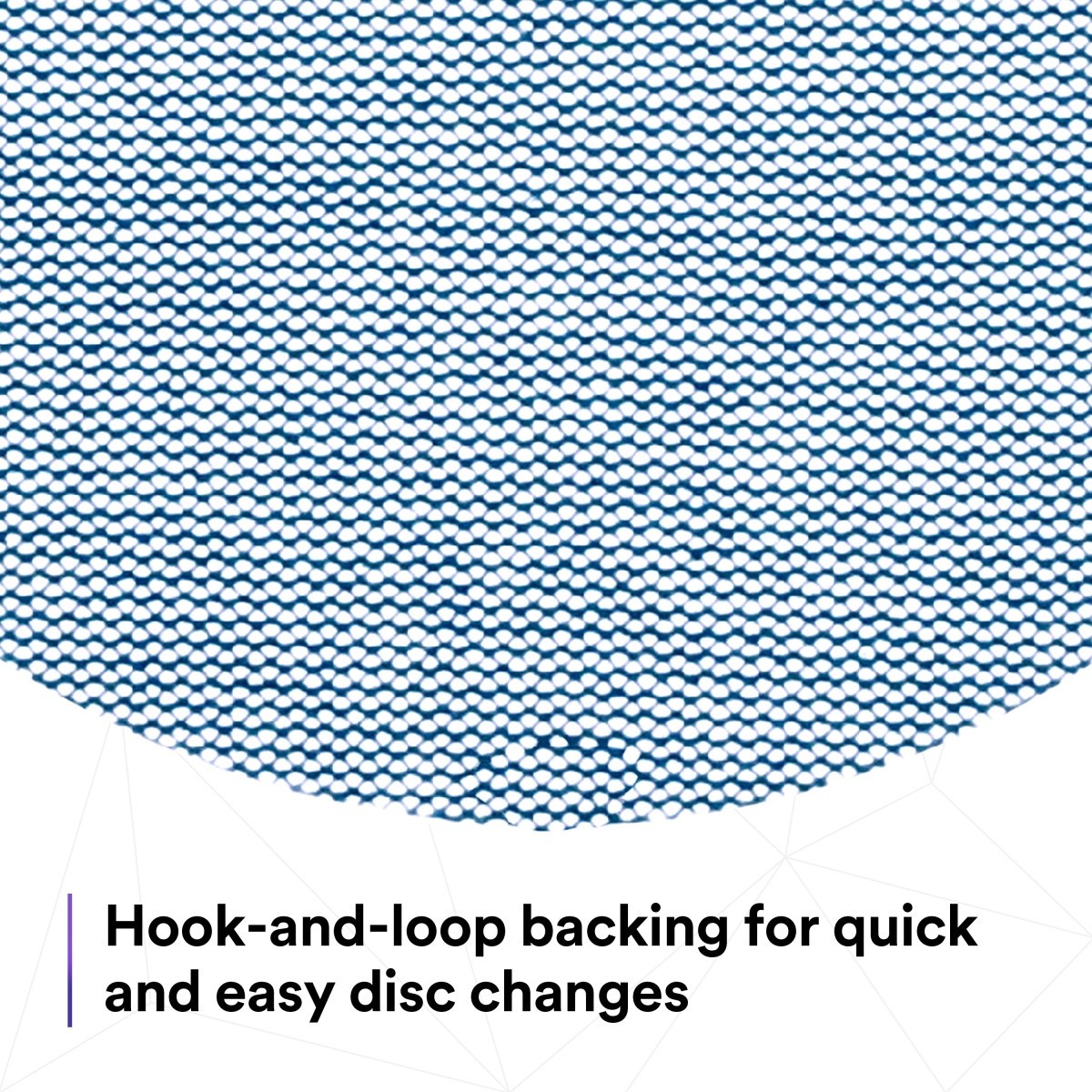 3M 310W Xtract Hookit Net Disc, 180+, Blue, 5 in x NH, Die 500X, for Metal Wood Composites (7100247523) (500 Pack) - 9