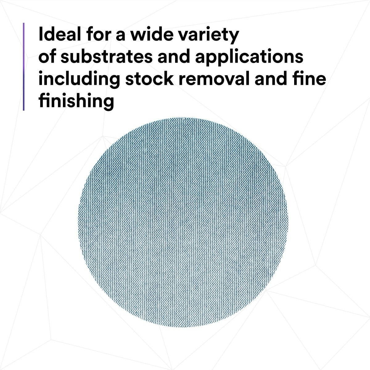 3M 310W 88407 Xtract Hookit Clean Sanding Net Disc 150+ Grit, 6 in x NH, Die 600Z, Blue Abrasive Disc for Metal, Wood, Composites (7100247529) (500 Pack) - 8