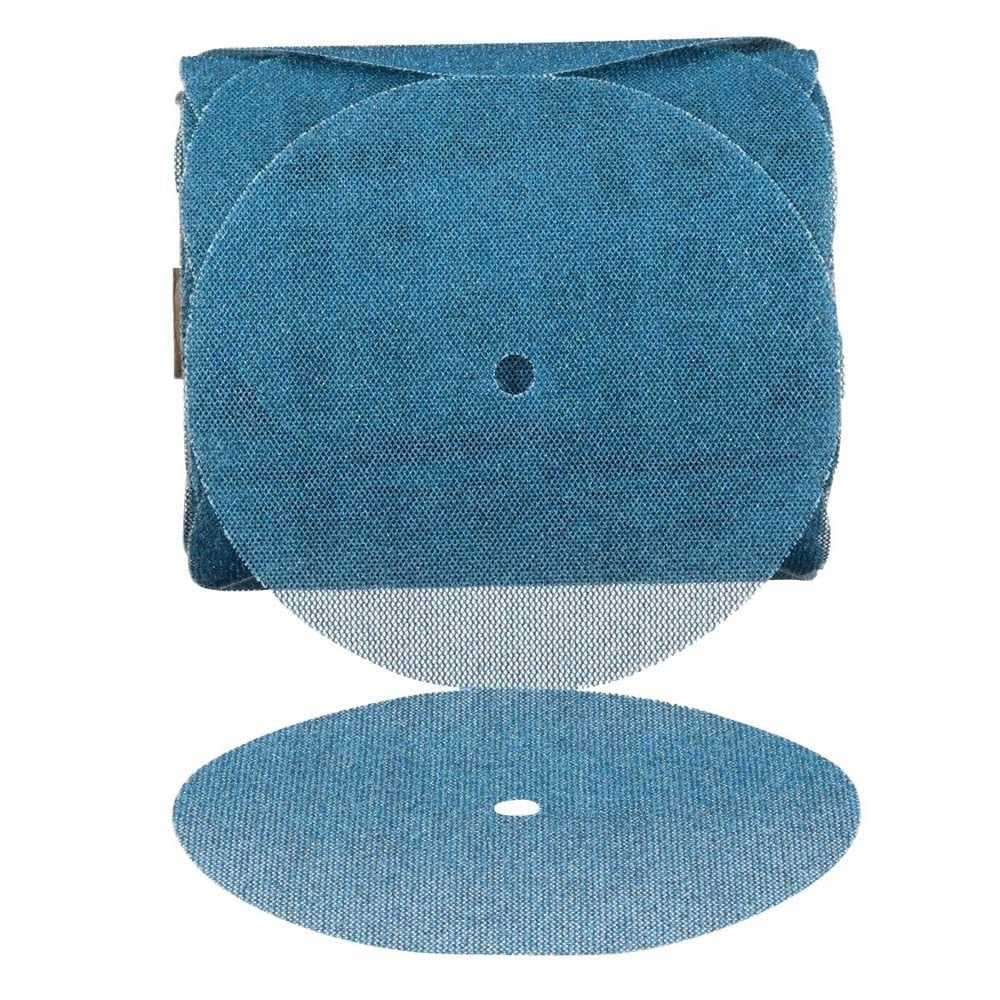 3M 36420 Blue Net Disc Roll , 6 in, 80+ Grade, Best in Class, Virtually Dust-Free, Abrasive Sheet Roll (7100253742) (8 Pack) - 4