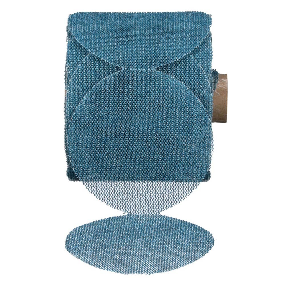 3M 36449 Blue Net Disc Roll , 3 in, 80+ Grade, Best in Class, Virtually Dust-Free, Abrasive Sheet Roll (7100254375) (8 Pack) - 4