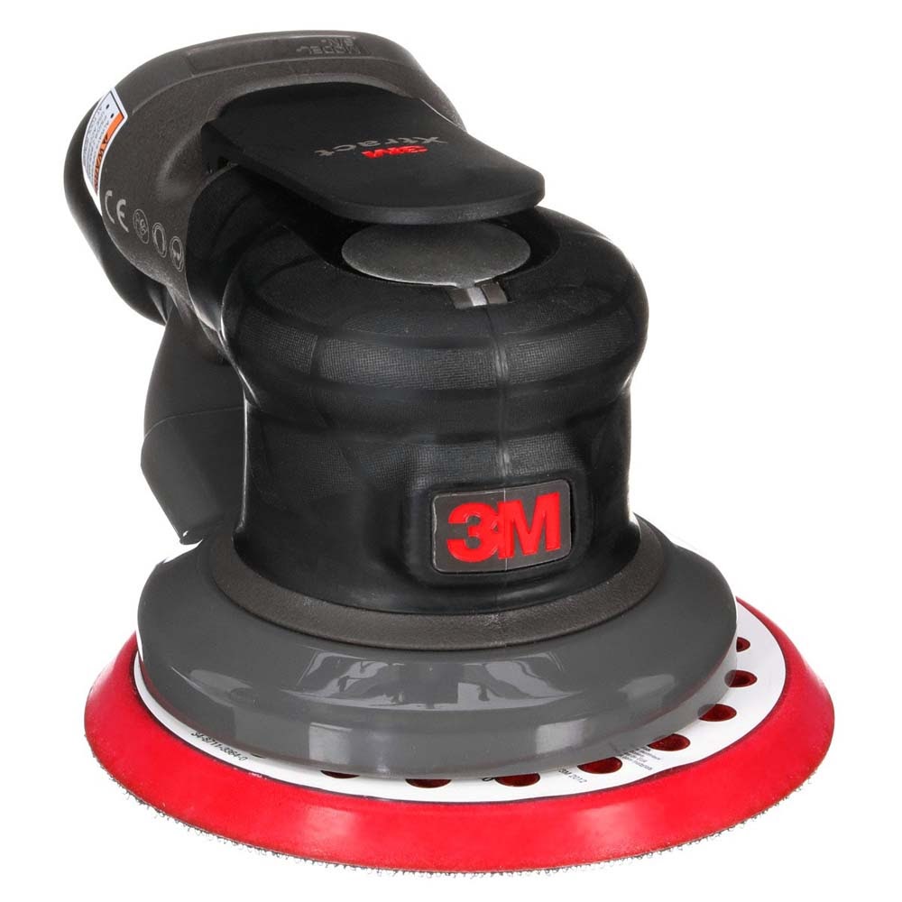 3M 88941 Xtract Pneumatic Random Orbital Sander, 5 in, Central Vacuum, 3/32 in Orbit (7100258884) - 5