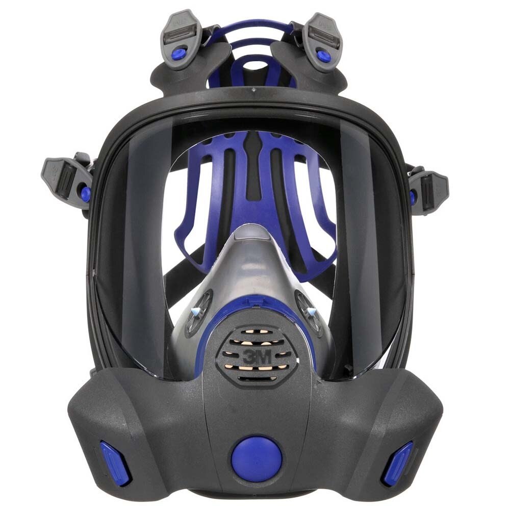 3M FF-802 Secure Click Full Facepiece Reusable Respirator , Medium (7100261326)