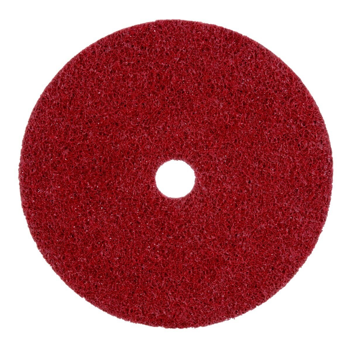 3M PN-DH Scotch-Brite Precision Surface Conditioning Disc, Medium, Red, 7 in x 7/8 in Center Hole, Hook and Loop Backing, Grinding Polishing Blending (7100263894) (25 Pack) - 3