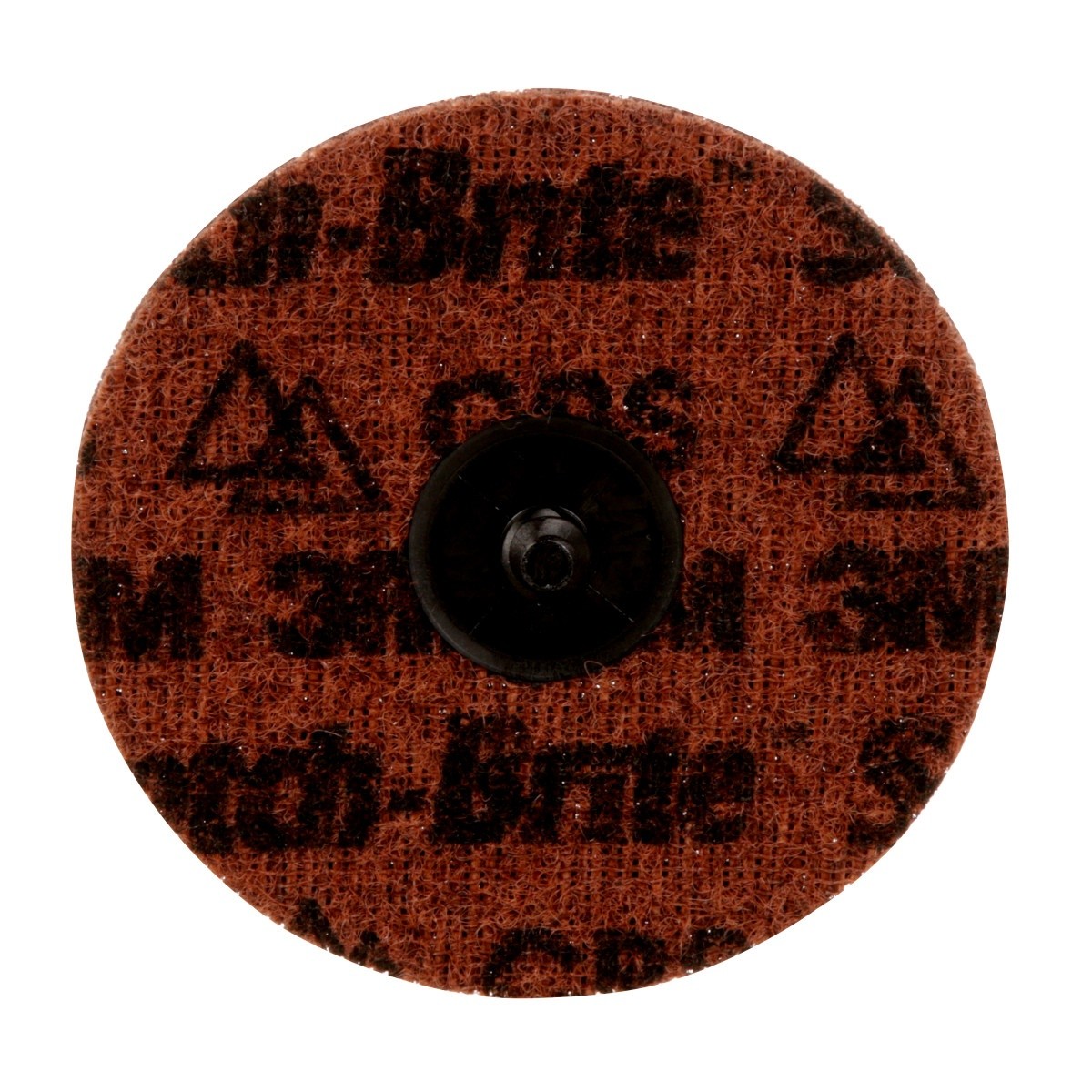 3M Scotch-Brite Roloc Precision Surface Conditioning Disc PN-DR Coarse TR Brown 4 in 25 Count (89280) (7100264203) (100 Pack) - 2
