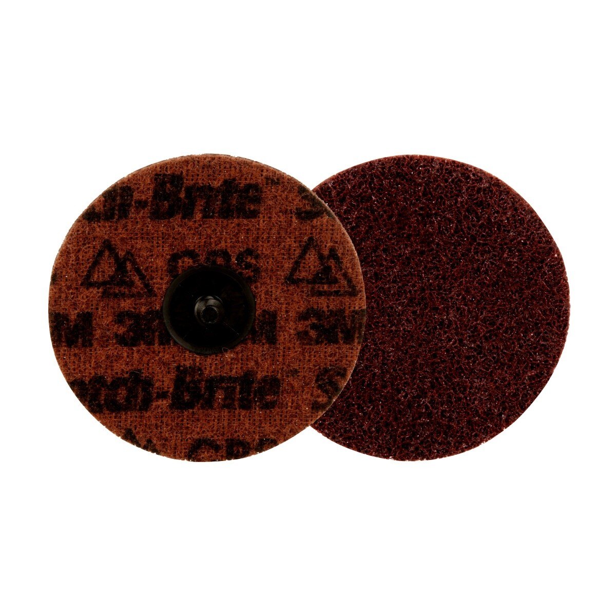 3M Scotch-Brite Roloc Precision Surface Conditioning Disc PN-DR Coarse TR Brown 4 in 25 Count (89280) (7100264203) (100 Pack) - 4