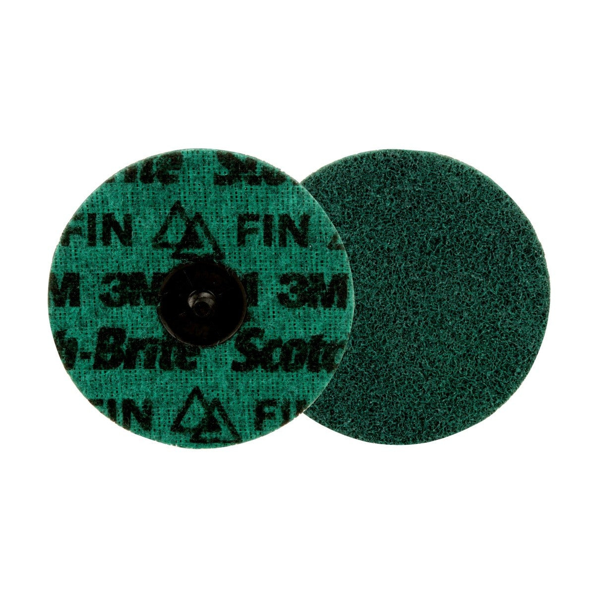 3M PN-DR Scotch-Brite Roloc Precision Surface Conditioning Disc, Fine, TR, Green, 4 in (7100264204) (2500 Pack) - 2