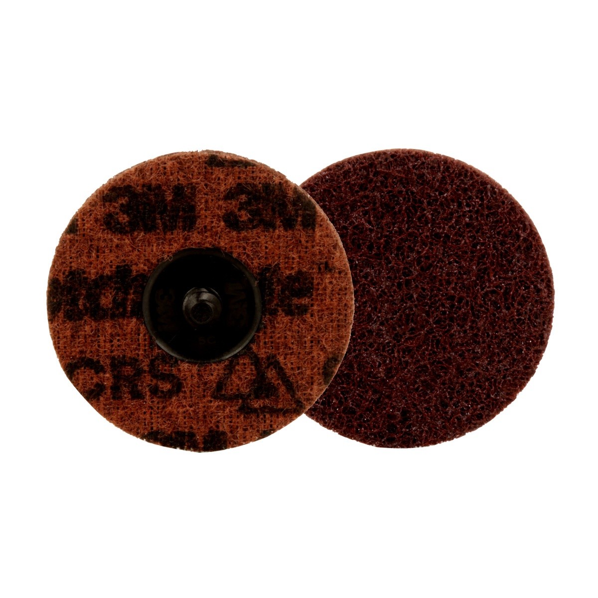 3M Scotch-Brite Roloc Precision Surface Conditioning Disc PN-DR Coarse TR 3 in Brown (7100264427) (1000 Pack) - 2