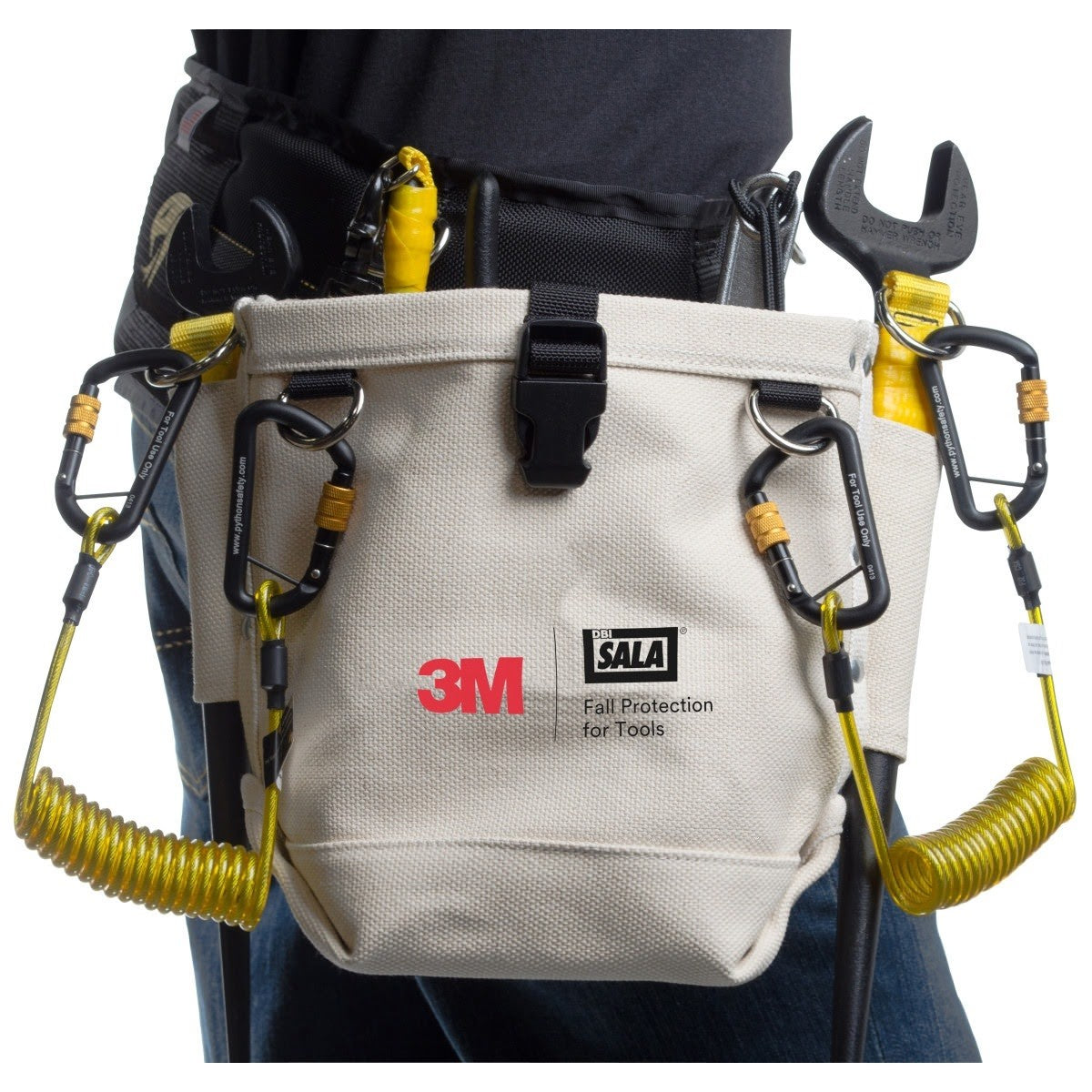 3M 1500132 Utility Tool Pouch, Canvas, White (7100270183) - 3
