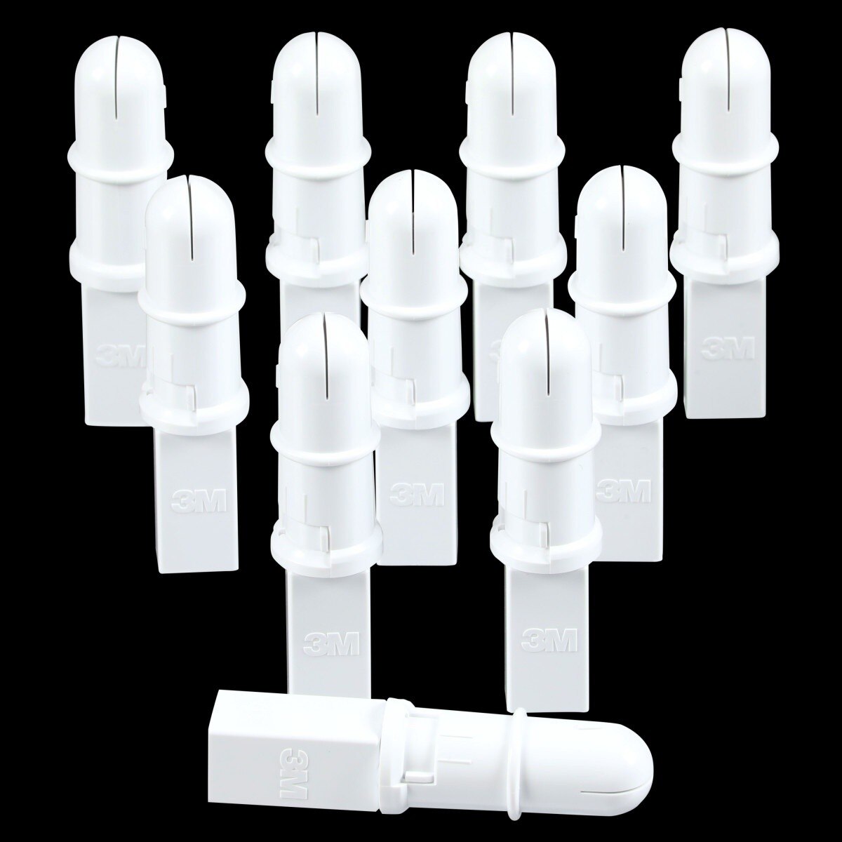 3M 33995 OEM Match Adjustable Ripple Tip Single Use Plastic Nozzle White (7100271058) (50 Pack) - 5