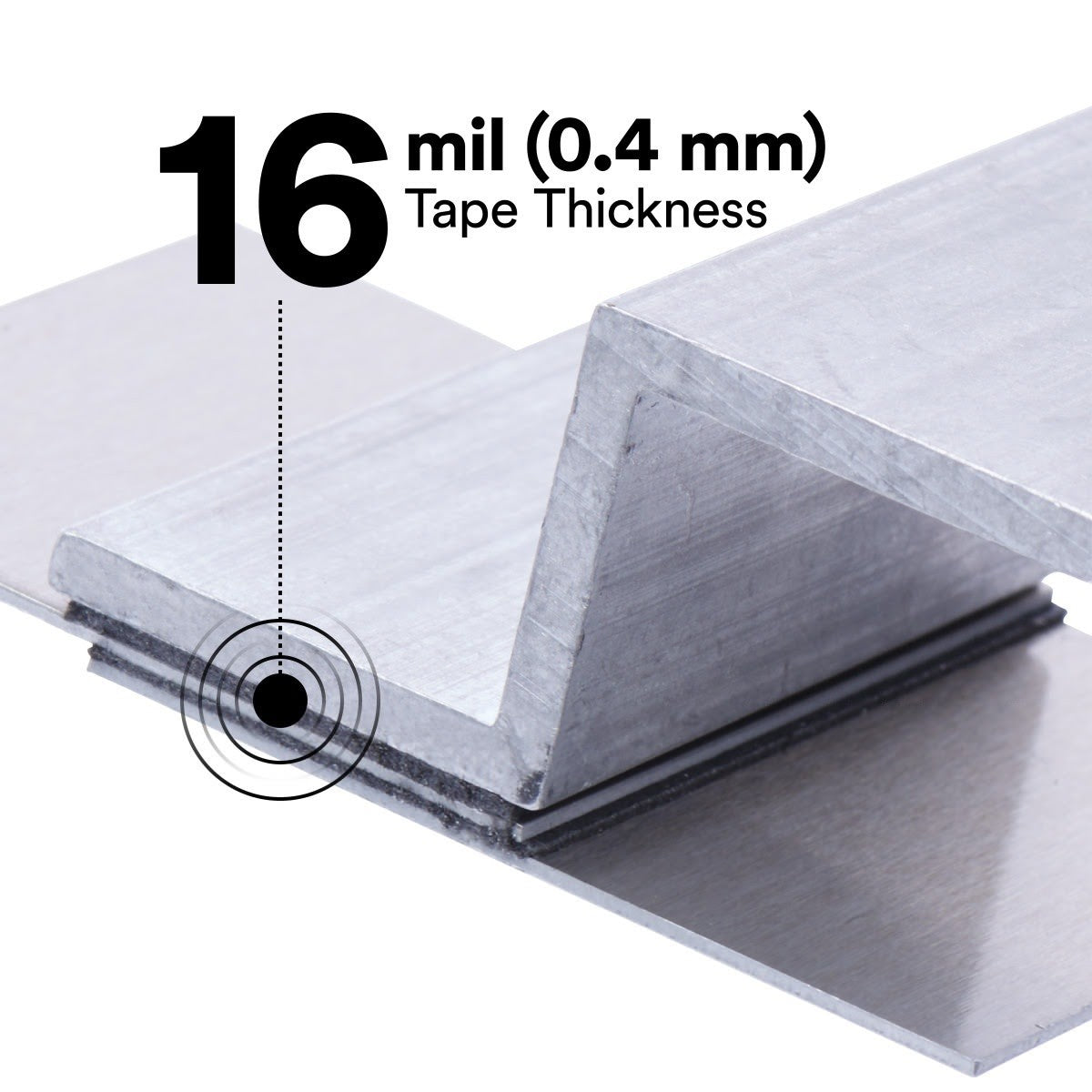 3M RP+040GF VHB Tape, Gray, 1 in x 36 yd, 16 mil, Film Liner (7100273152) (9 Pack) - 5