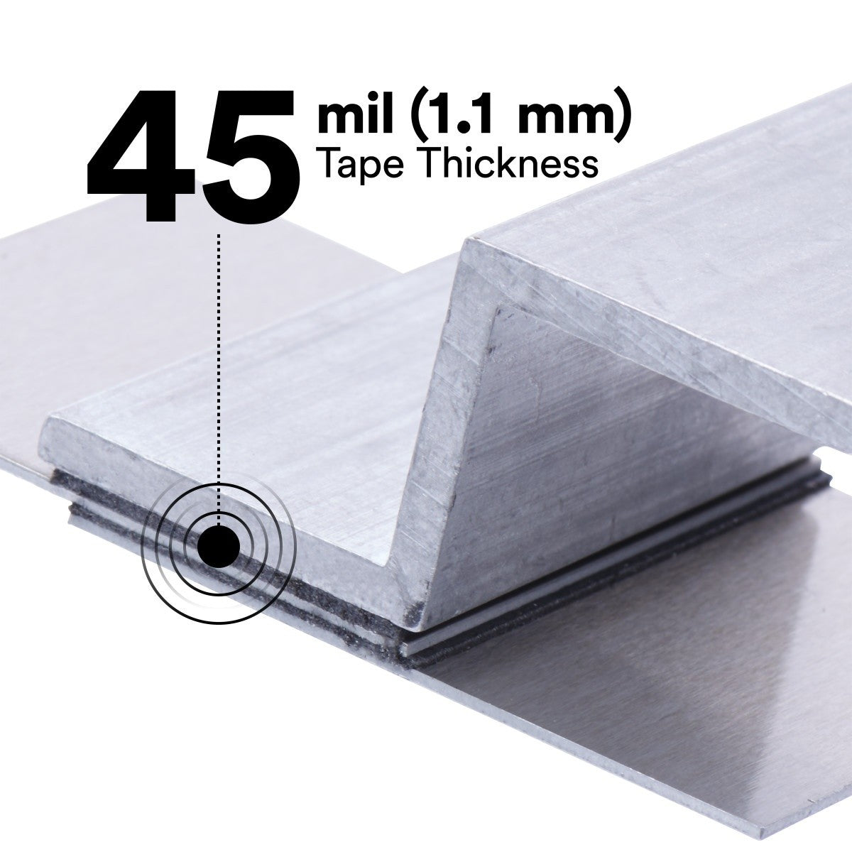 3M RP+110GF VHB Tape, Double Sided Acrylic Foam, Gray, 1/2 in x 36 yd, 45 mil, Film Liner (7100273398) (18 Pack) - 3