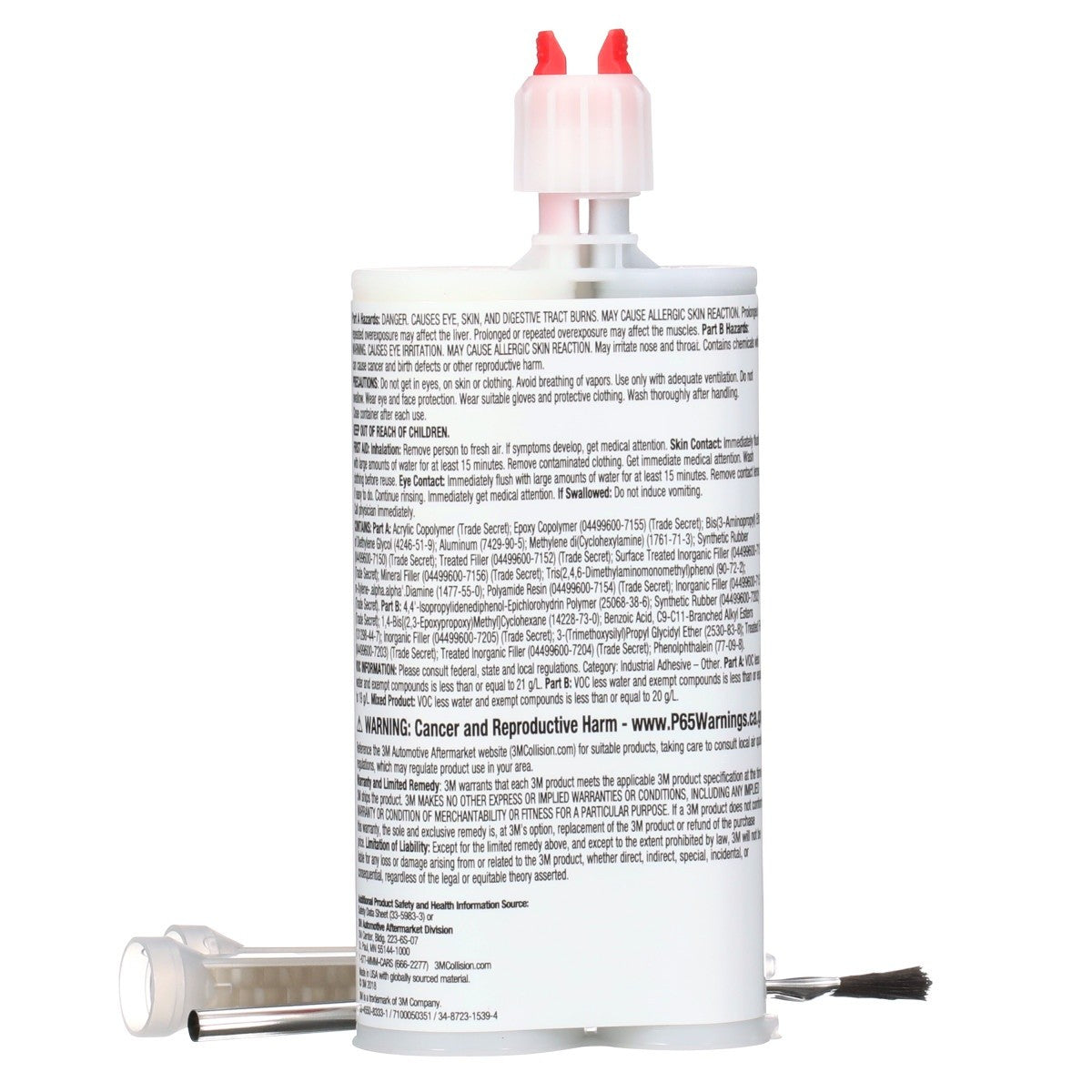 3M Impact Resistant Structural Adhesive, Two-Part Epoxy, Purple, 200 mL 6.75 fl oz Cartridge (07333) (7100273723) (6 Pack) - 4