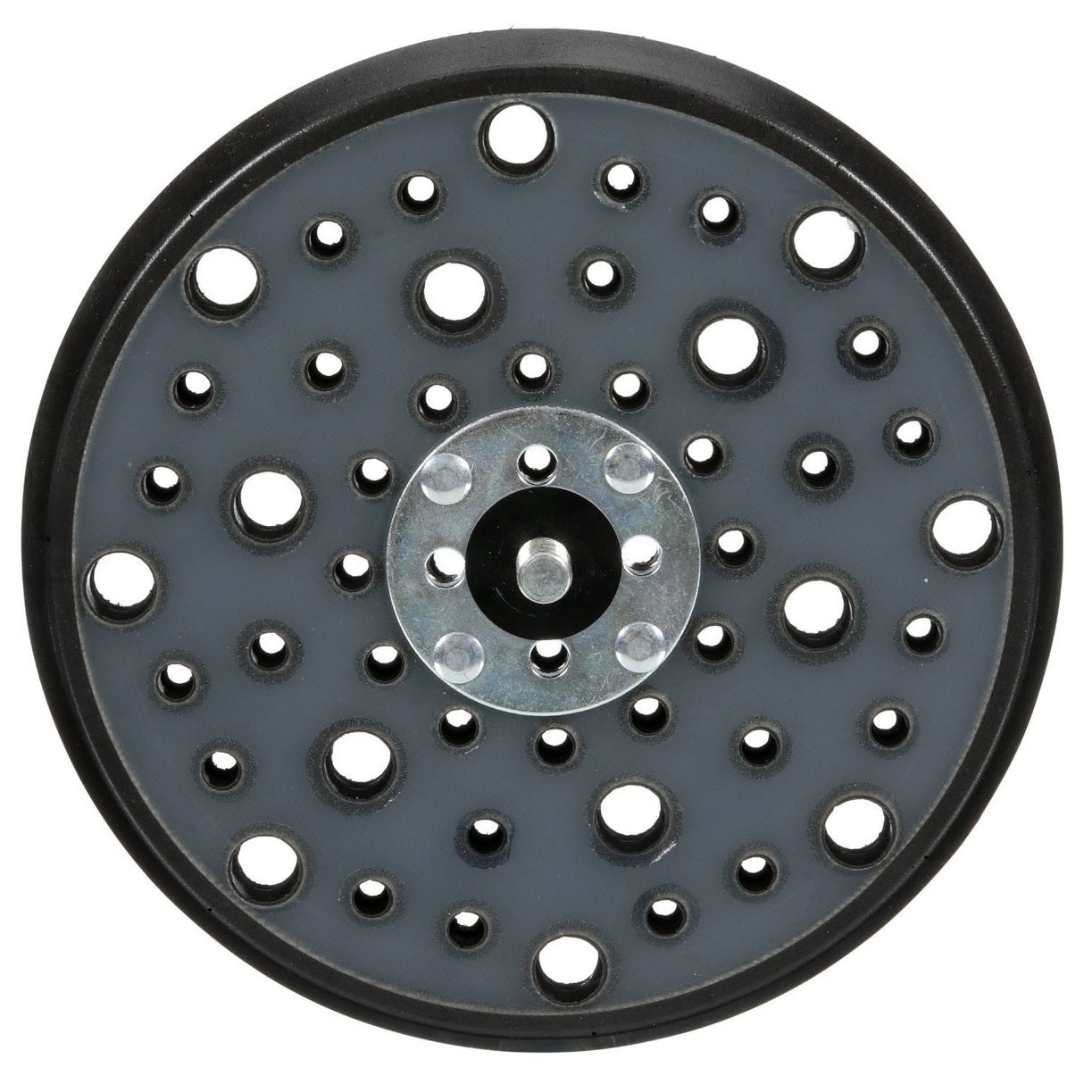 3M Xtract Hookit Back-up Pad, Extra Hard, Black, 6 in, 49 Holes, 5/16-24 EXT, Max 12000 rpm (89053) (7100273863) (10 Pack) - 2