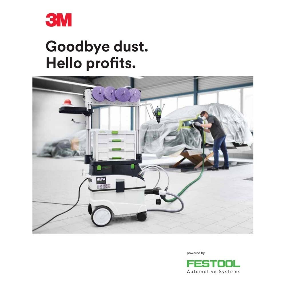 3M 34574 Cubitron II Net Sheet Roll , Fastest-Cutting, Longest-Lasting, Dust Capture, 115 mm X 10 M, 150+ Grade (7100283726) - 8