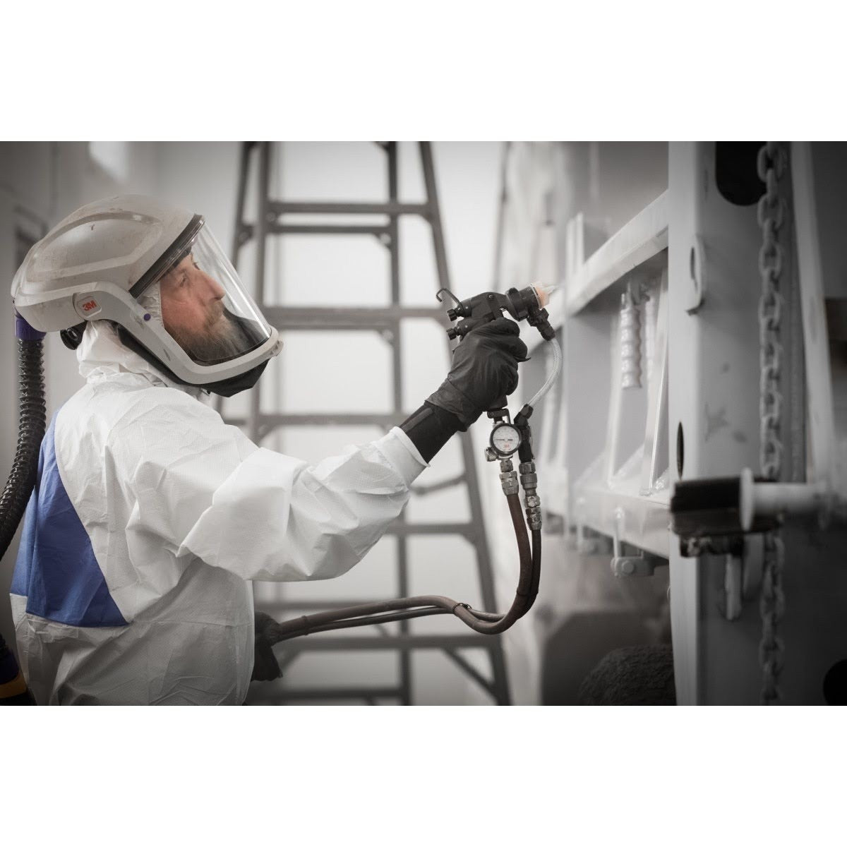3M PPS Performance Industrial Spray Gun Starter Kit with PPS Series 2.0 22 oz Cup System, 12 Replaceable Nozzles, Whip Hose, Air Control Valve (26878) (7100283739) (2 Pack) - 8