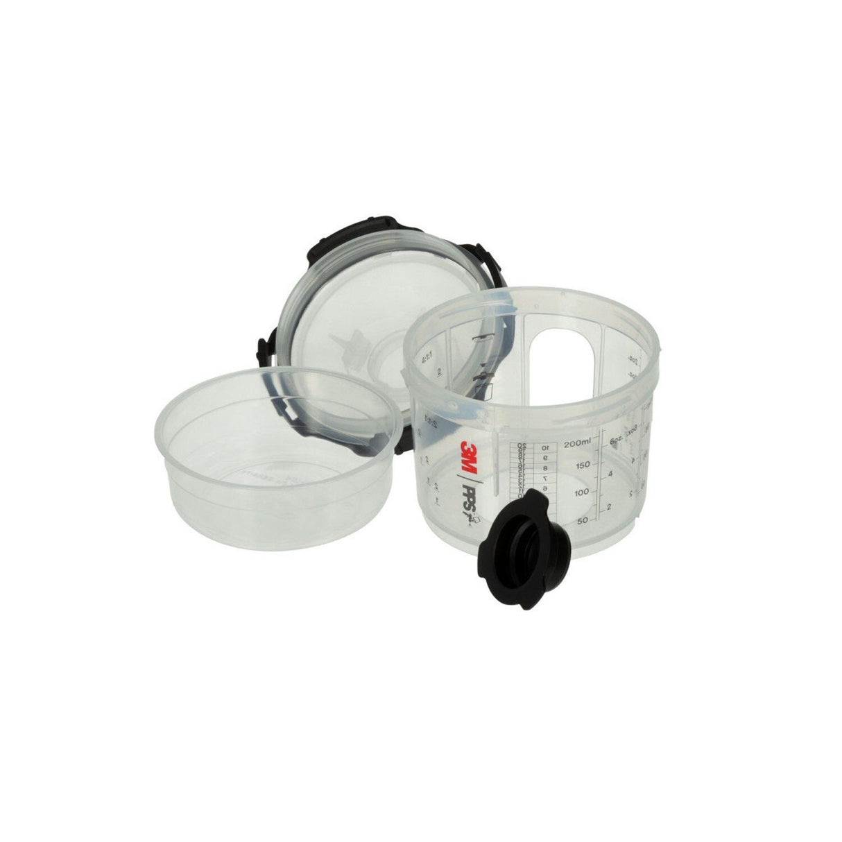 3M 26028 PPS Spray Cup System Kit, Micro, 3 oz, 200 Micron Filter, Lids, Liners and Plugs (7100283749) - 7