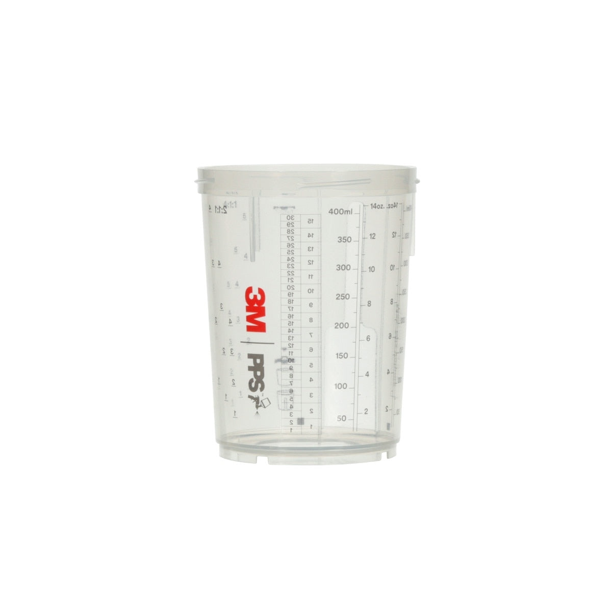 3M 26122 PPS Series 2.0 Spray Gun Cup, Midi, 13-1/2 fl oz (400 mL) (7100284625) (8 Pack) - 2