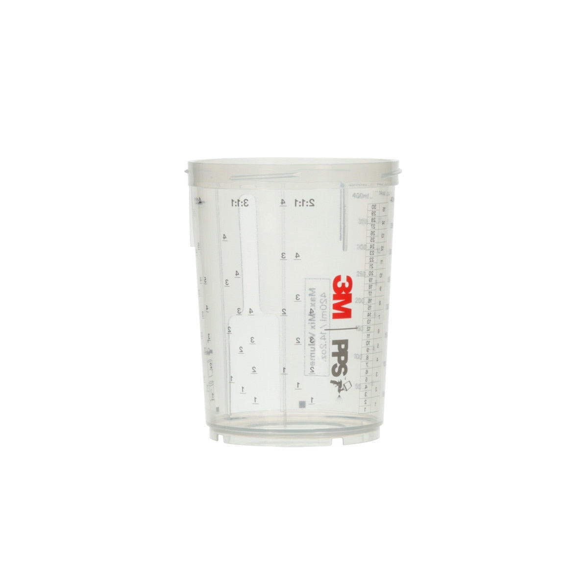 3M 26122 PPS Series 2.0 Spray Gun Cup, Midi, 13-1/2 fl oz (400 mL) (7100284625) (8 Pack) - 4