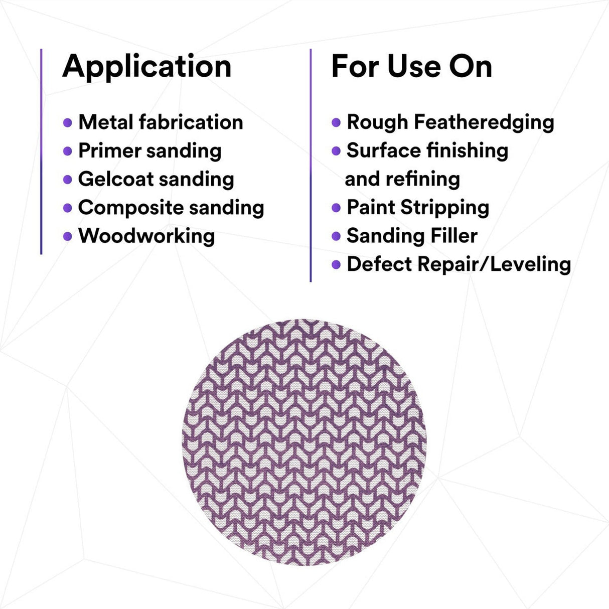 3M 710W 83420 Xtract Clean Sanding Net Disc, 80+, Purple, 8 in x NH, Die 800L, Hook & Loop for Metal, Wood, Composites, Stock Removal and Finishing (7100287535) (300 Pack) - 4