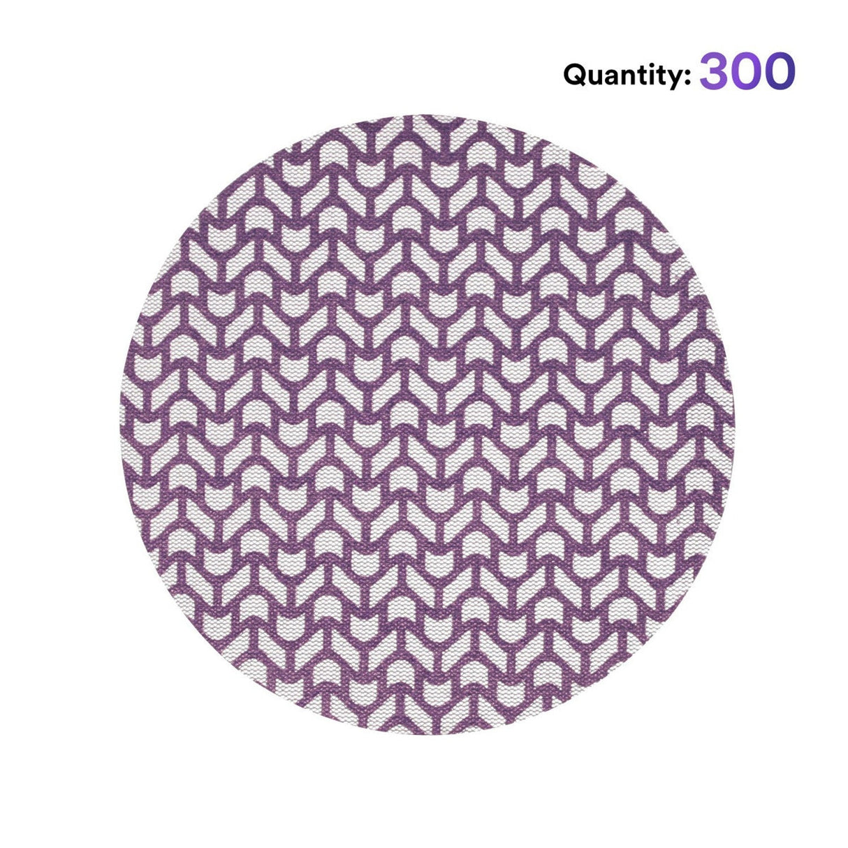 3M 710W 83420 Xtract Clean Sanding Net Disc, 80+, Purple, 8 in x NH, Die 800L, Hook & Loop for Metal, Wood, Composites, Stock Removal and Finishing (7100287535) (300 Pack) - 10