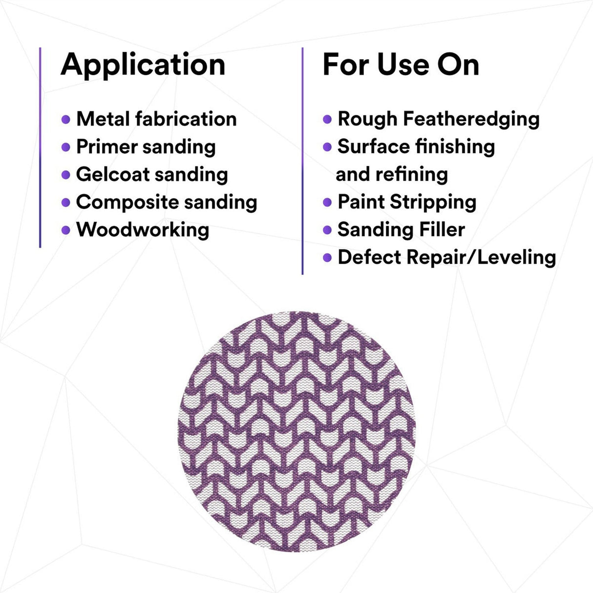 3M 710W Xtract Net Disc, 80+, Purple, 5 in x NH, Die 500X, Hook and Loop Sanding Disc (7100288128) (300 Pack) - 6