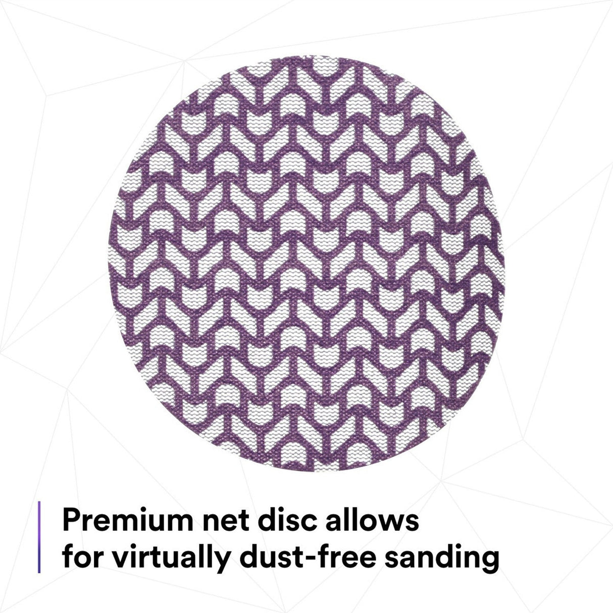 3M 710W Cubitron II Hookit Net Disc, 80+, Purple, 6 in x NH, Die 600Z (7100288129) (300 Pack) - 3