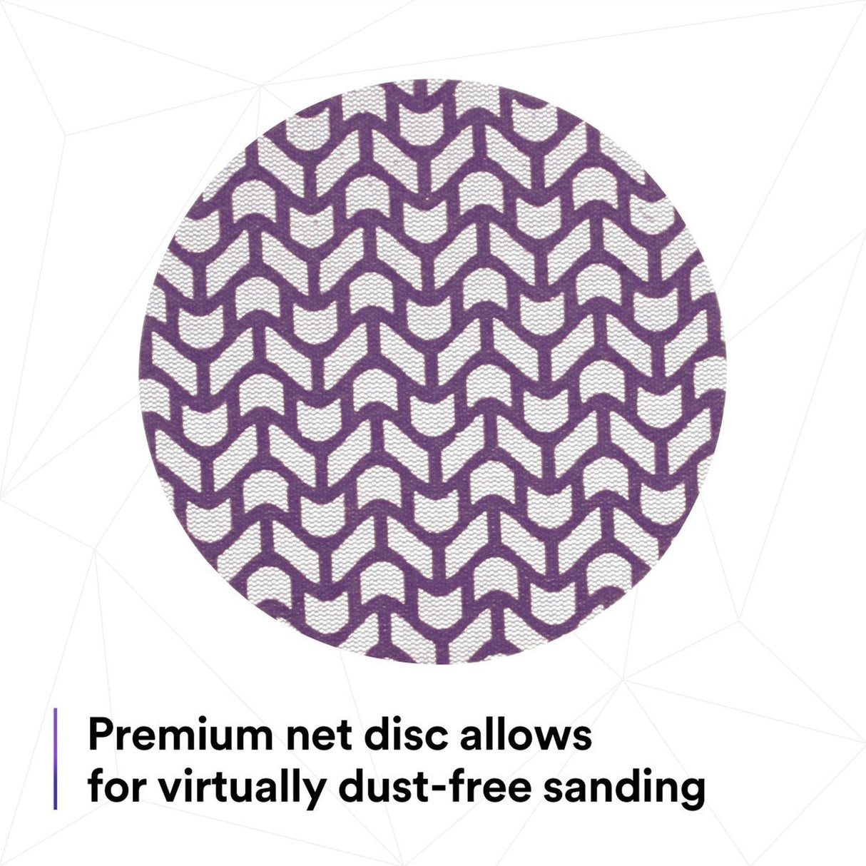 3M 710W Cubitron II Hookit Net Disc, 320+, 5 in x NH, Die 500X, Purple (7100288134) (300 Pack) - 4