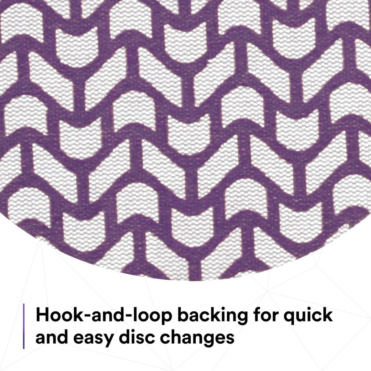 3M 710W Cubitron II Hookit Net Disc, 320+, 5 in x NH, Die 500X, Purple (7100288134) (300 Pack) - 9