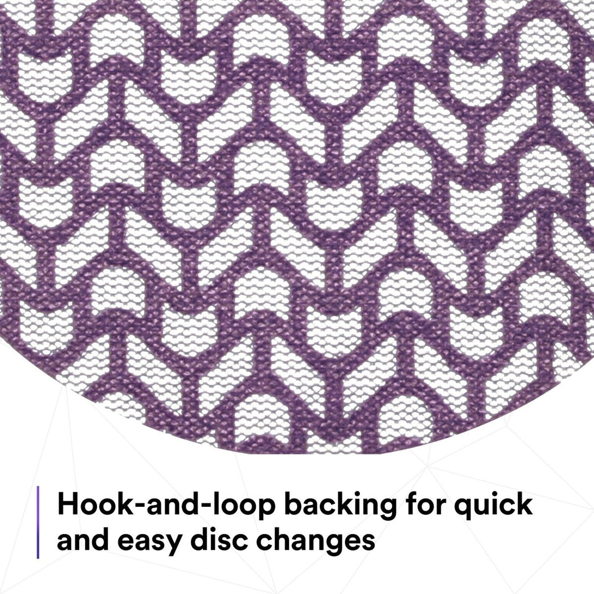 3M 710W 88456 Cubitron II Net Disc, 120+, 6 in x NH, Die 600Z, Hook & Loop, Purple (7100288136) (300 Pack) - 8