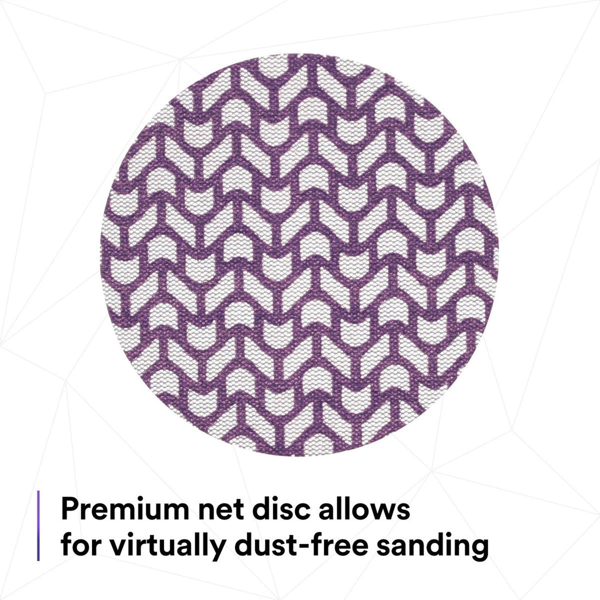 3M 710W Xtract Net Disc, 120+, 5 in x NH, Die 500X, Hook & Loop, Purple (7100288225) (300 Pack) - 4