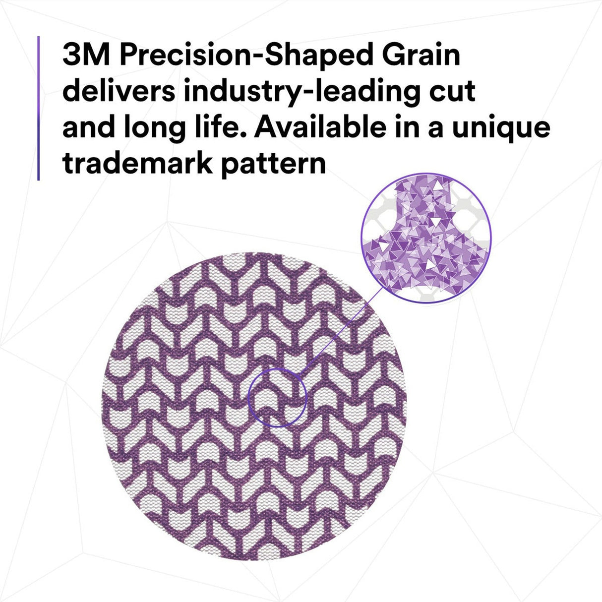 3M 710W Xtract Net Disc, 120+, 5 in x NH, Die 500X, Hook & Loop, Purple (7100288225) (300 Pack) - 6
