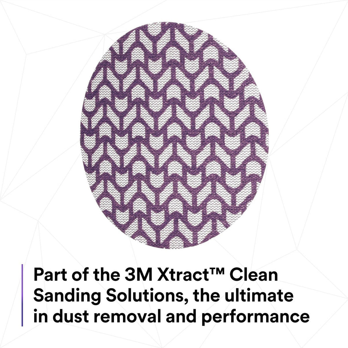 3M 710W Xtract Net Disc, 120+, 5 in x NH, Die 500X, Hook & Loop, Purple (7100288225) (300 Pack) - 7