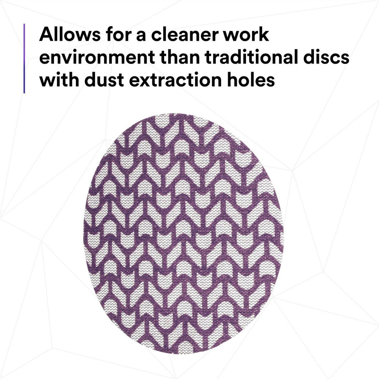 3M 710W Xtract Net Disc, 120+, 5 in x NH, Die 500X, Hook & Loop, Purple (7100288225) (300 Pack) - 8