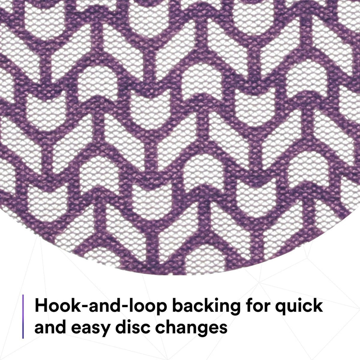 3M 710W Xtract Net Disc, 120+, 5 in x NH, Die 500X, Hook & Loop, Purple (7100288225) (300 Pack) - 9