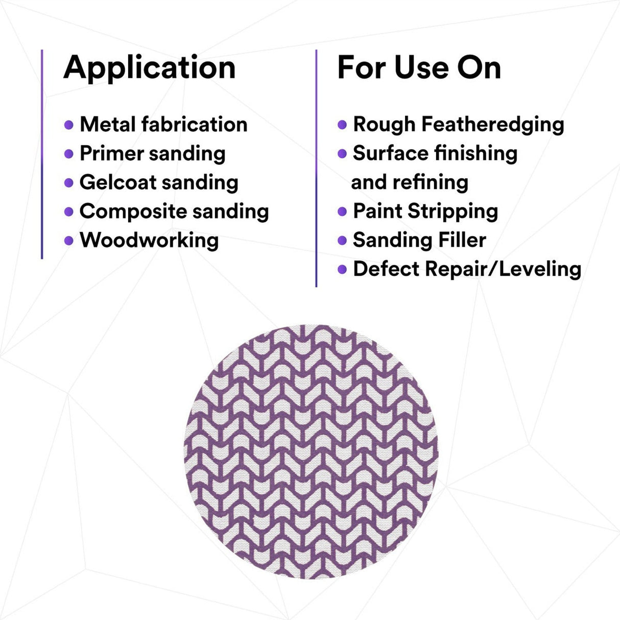 3M 710W 88457 Cubitron II Net Disc, 150+ Grit, 6 in, Die 600Z, Hook and Loop, Purple (7100288232) (300 Pack) - 4