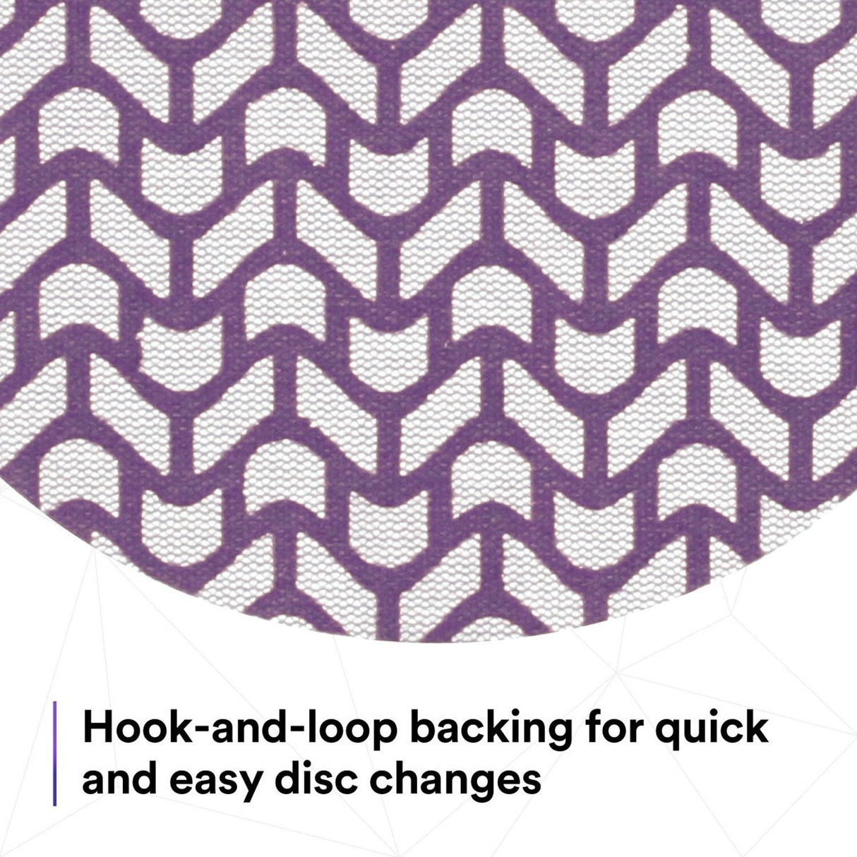 3M 710W 88457 Cubitron II Net Disc, 150+ Grit, 6 in, Die 600Z, Hook and Loop, Purple (7100288232) (300 Pack) - 8