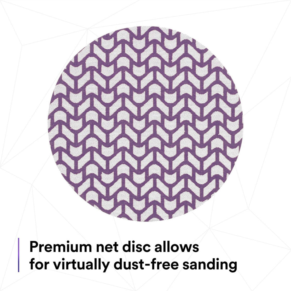 3M 710W 88458 Cubitron II Hookit Net Disc, 180+, Purple, 6 in, Die 600Z (7100288233) (300 Pack) - 3