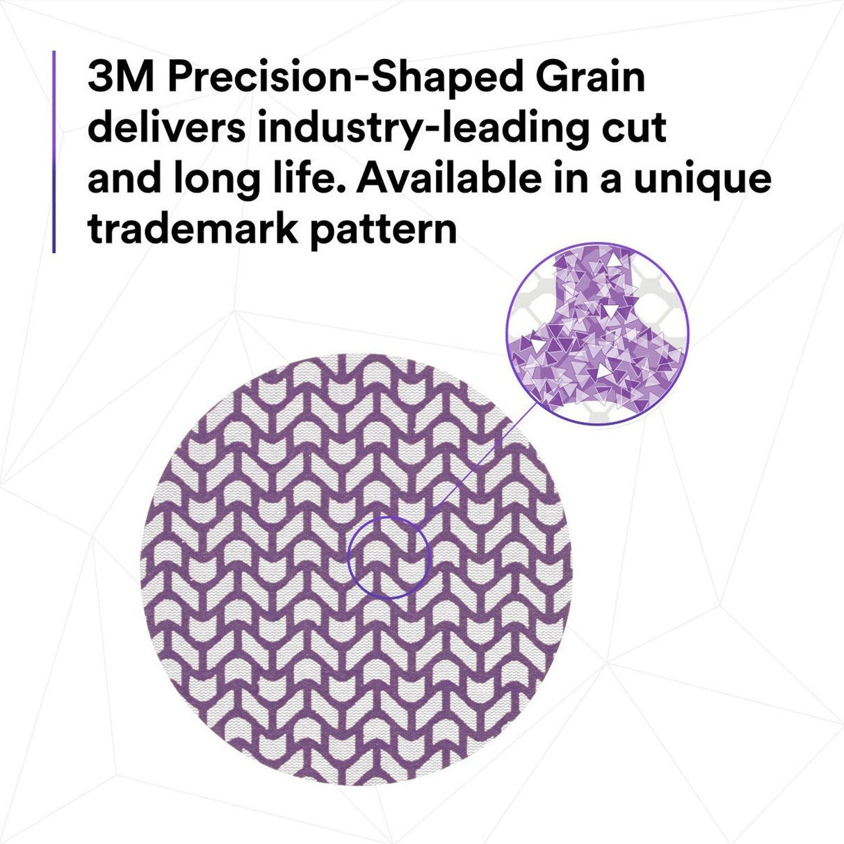 3M 710W 88458 Cubitron II Hookit Net Disc, 180+, Purple, 6 in, Die 600Z (7100288233) (300 Pack) - 6