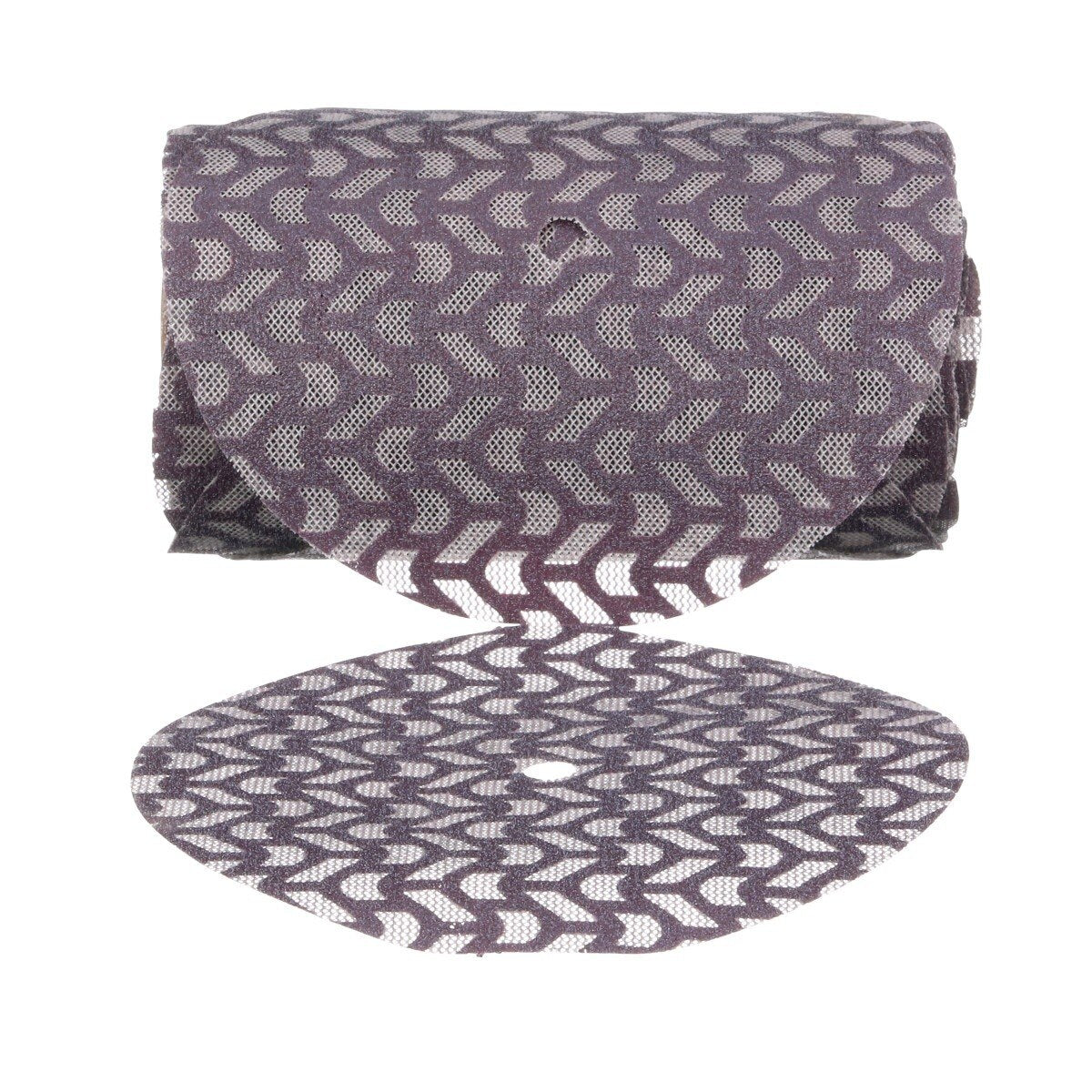 3M 710W Cubitron II Hookit Net Disc Roll, Precision Shaped Ceramic, 80 Plus Grit, Purple, 6 in, 50 Discs per Roll (31650) (7100291684) (6 Pack) - 3