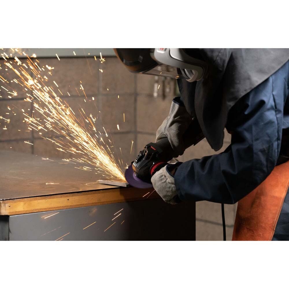 3M 7100303967 Cubitron 3 Depressed Center Grinding Wheel, 90007, 36+ Grit, Type 27, 5 in x 1/4 in x 7/8 in ANSI for Heavy-Duty Weld Grinding and Deburring (10 Pack) - 6