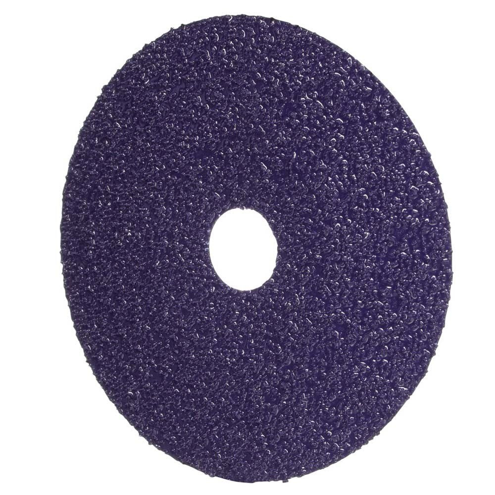3M 7100309799 Cubitron 3 Fibre Disc 1182C, 36+, 4-1/2 in x 7/8 in, Die 450E, Reduce Changeout, Increase Productivity, Use on Mild or Carbon Steel, for Beveling, Heavy Grinding, Weld Removal, Flame Cut Smoothing (25 Pack) - 5