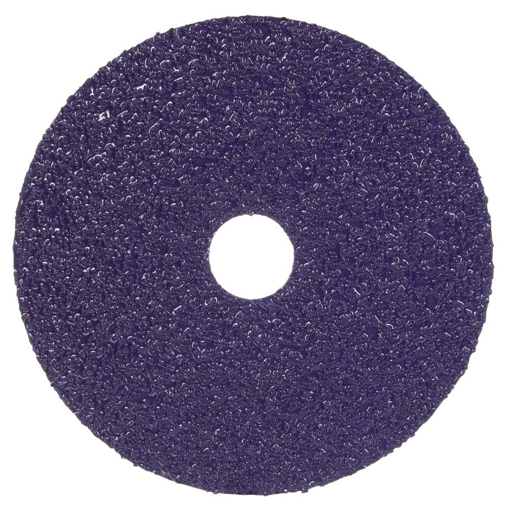 3M 7100309903 Cubitron 3 Fibre Disc 1182C, 36+, 6 in x 7/8 in, Die 600T, Reduce Changeout, Productivity, Use on Mild or Carbon Steel, for Beveling, Heavy Grinding, Weld Removal, Flame Cut Smoothing (25 Pack) - 4