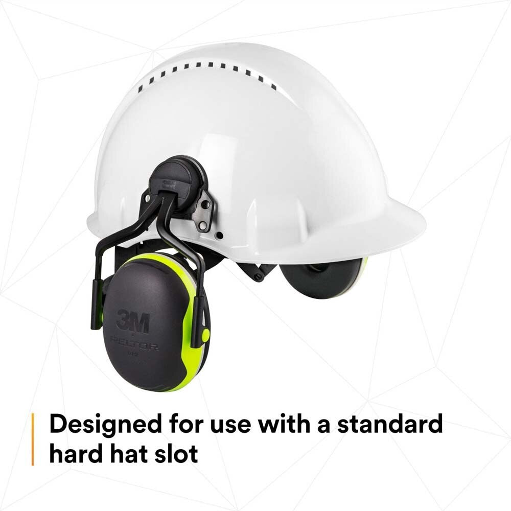3M X4P5E-FORESTRYORAN X4P5E-OR PELTOR Hard Hat Attached Earmuffs, Electrically Insulated, NRR 25 dB (7100315031) - 5