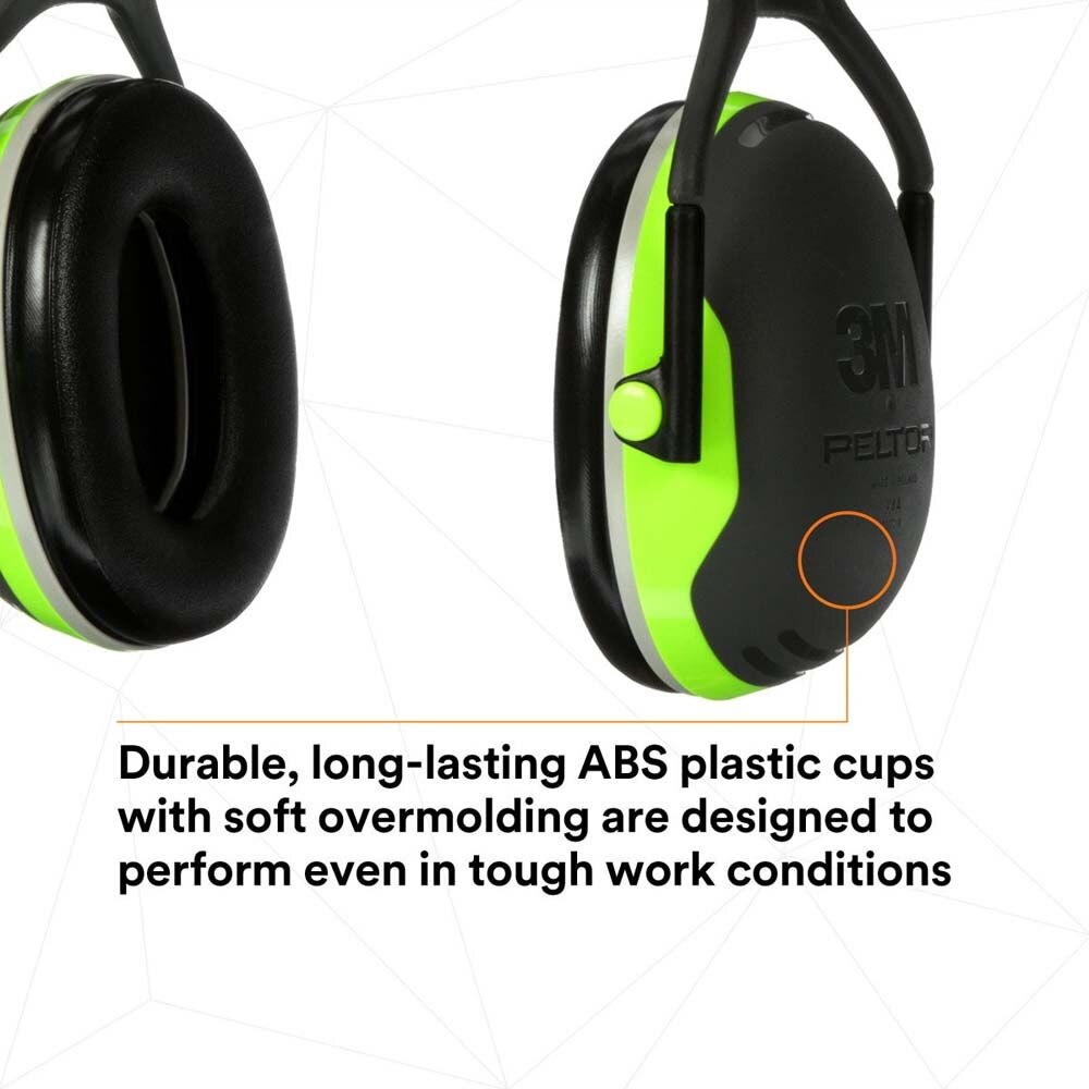3M X4A PELTOR Over-the-Head Earmuffs, 27 dB NRR Hearing Protection (7100315081) - 6