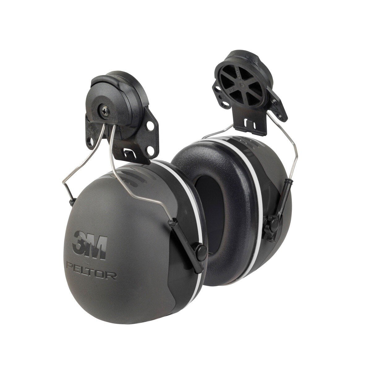 3M X5P3E PELTOR Hard Hat Attached Earmuffs, NRR 31 dB, Black (7100315223)